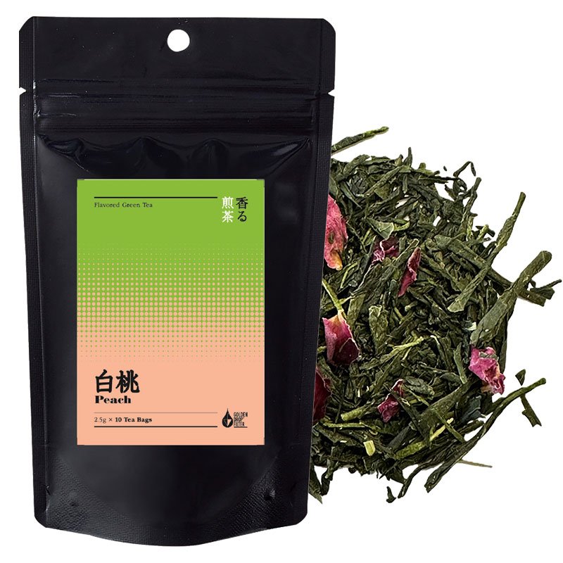 画像1: 香る煎茶 白桃 (1)