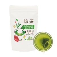 緑茶ティーバッグ（ヒモ付き）　2.5ｇ×10ケ