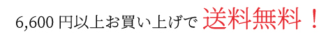 お届け先1件につき6600円以上お買い上げで送料無料