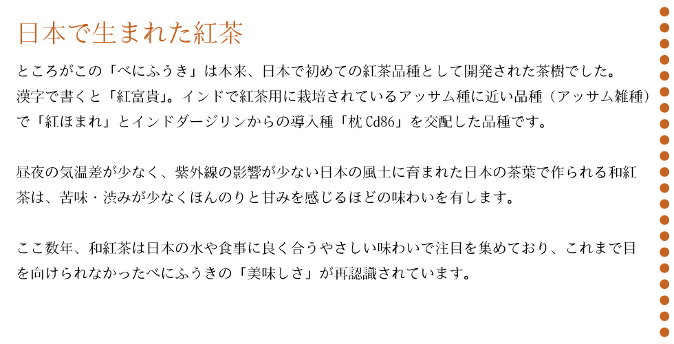 日本生まれの紅茶としての再認識